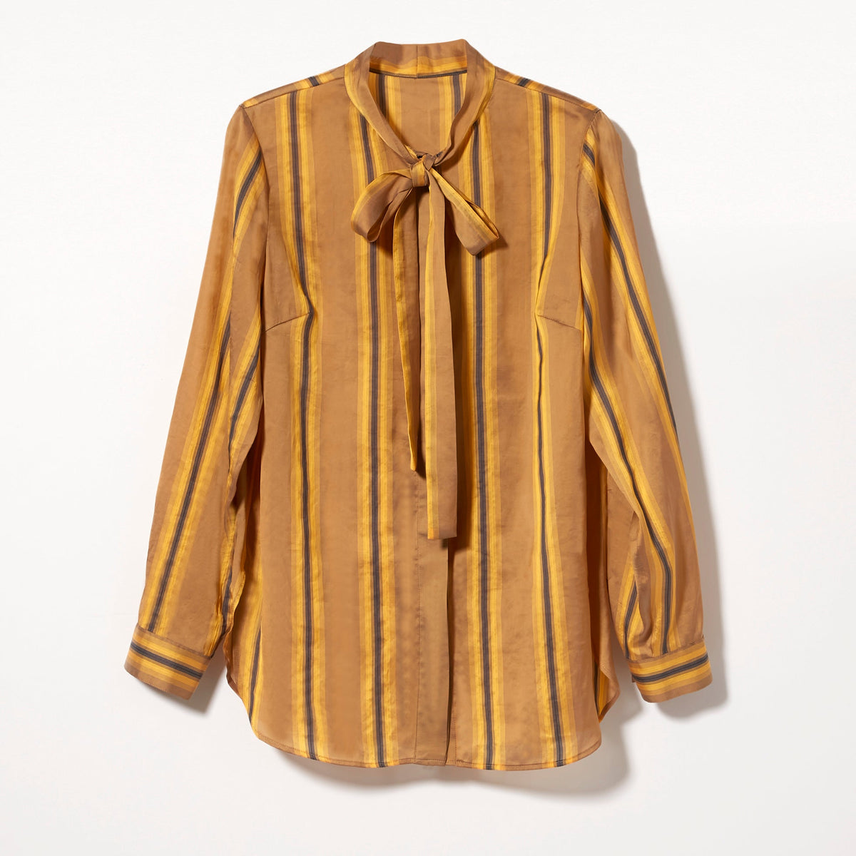 22AW SALE 商品】Multi-Stripe Bowtie Blouse – DUAL VIEW